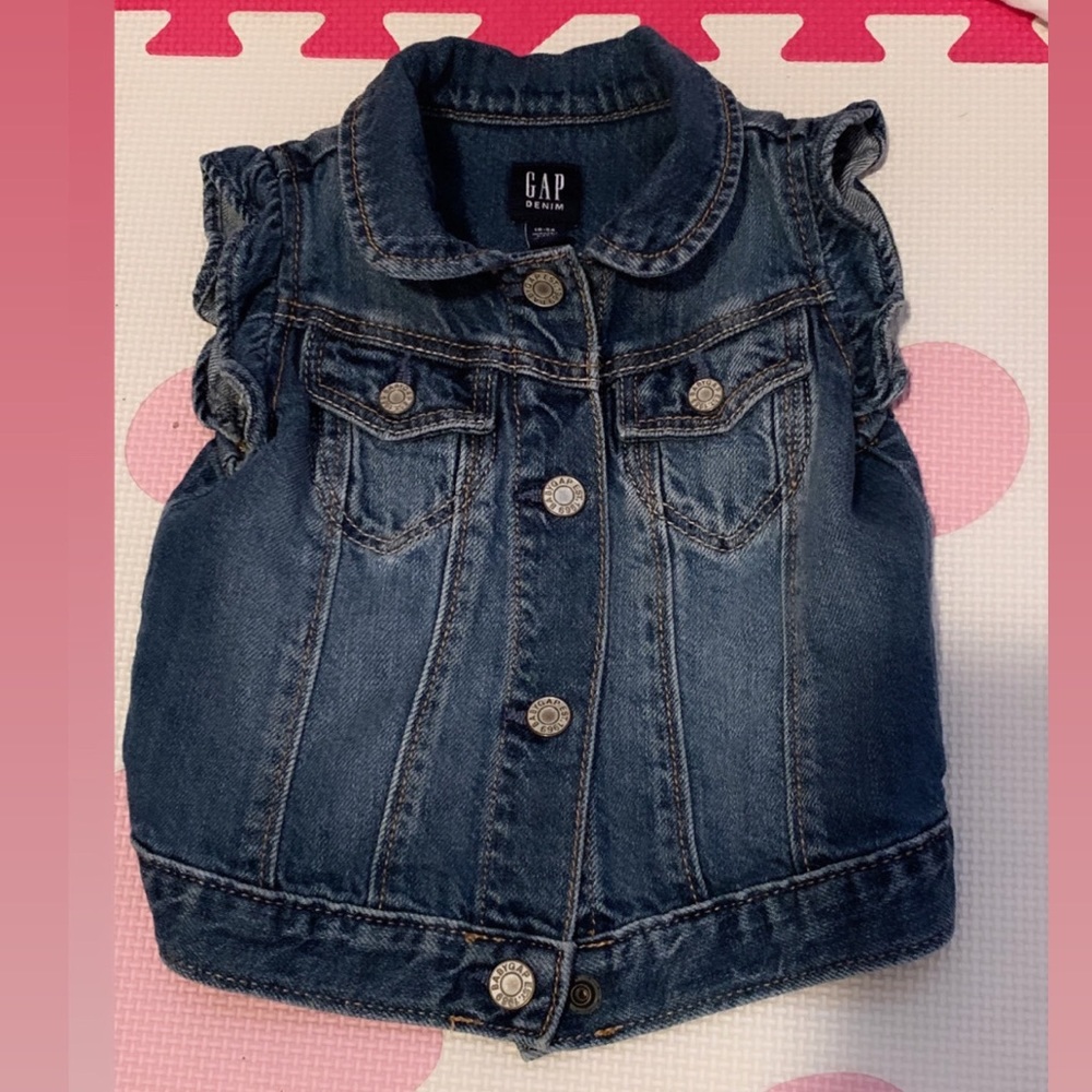 Baby Gap Denim Vest 18-24months